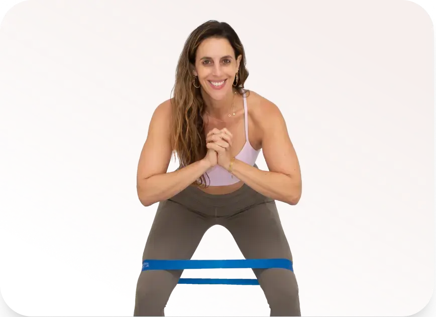 A movement professional working with a client