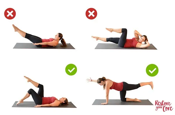 Core Exercises to Reduce Your Abdominal Separation - Perfect